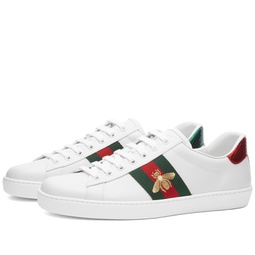 Gucci New Ace GRG Bee Sneaker White
