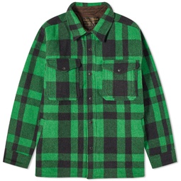 Filson Mackinaw Shirt Jacket Acid Green & Black Plaid