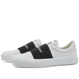 Givenchy City Court Elastic Logo Sneaker White & Black