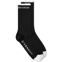 Givenchy 4G Logo Socks Black & White