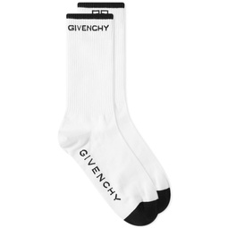 Givenchy 4G Logo Socks White & Black