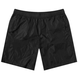 Moncler Badge Logo Swim Shorts Black