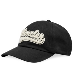Moncler Varsity Logo Baseball Cap Black