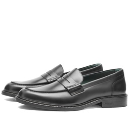 VINNYs Townee Penny Loafer Black Polido Leather