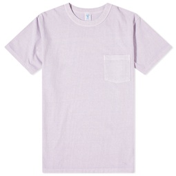 Velva Sheen Pigment Dyed Pocket T-Shirt Orchid