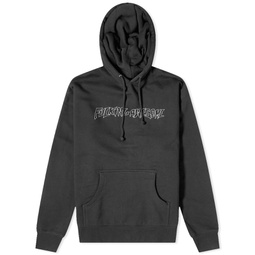 Fucking Awesome Outline Stamp Logo Hoodie Black
