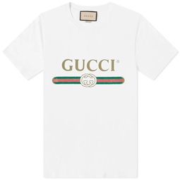 Gucci Gucci Fake Tee White