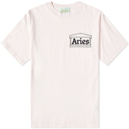Aries Temple T-Shirt Pale Pink