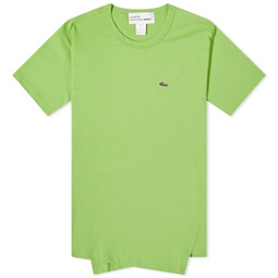 Comme des Garcons SHIRT x Lacoste Asymmetric T-Shirt Green