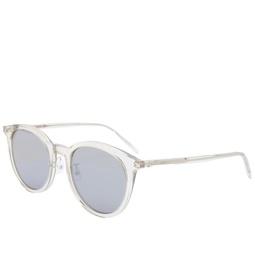Saint Laurent SL 488/K Sunglasses Beige & Silver