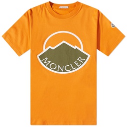 Moncler Large Logo T-Shirt Orange