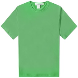 Comme des Garcons SHIRT Oversized Back Neck Logo T-Shirt Green