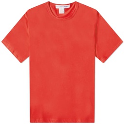 Comme des Garcons SHIRT Oversized Back Neck Logo T-Shirt Red