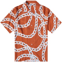 Flagstuff Chain Vacation Shirt Orange