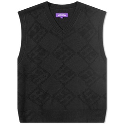 Fucking Awesome Letter Square Vest Black