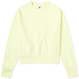Nike Plush Mod Crop Sweatshirt Luminous Green