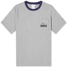 Puma x Noah Pocket T-Shirt Medium Grey Heather