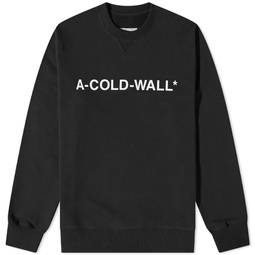 A-COLD-WALL* Logo Crew Sweat Black