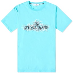 Stone Island Institutional Two Graphic T-Shirt Turquoise