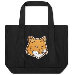 Maison Kitsune Fox Head Tote Bag Black