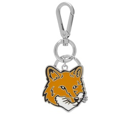 Maison Kitsune Fox Head Metal Keyring Fox