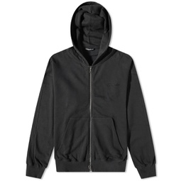 Cole Buxton Lightweight Zip Hoodie Washed Black