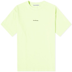 Acne Studios Extorr Stamp T-Shirt Fluo Green