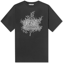 Acne Studios Extorr Devil Logo T-Shirt Faded Black