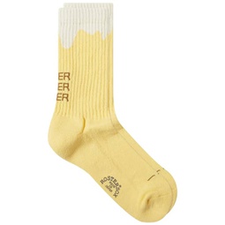 Rostersox Beer Socks Yellow