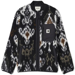 Carhartt WIP Janet Fleece Liner Jacket Baru Jacquard, Black & Black