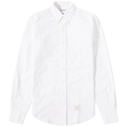 Thom Browne 4 Bar Button Down Oxford Shirt White
