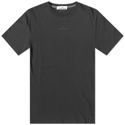 Stone Island Embroidered Logo T-Shirt Black