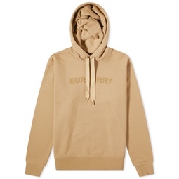 Burberry Ansdell Logo Hoodie Camel