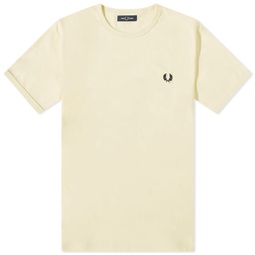 Fred Perry Ringer T-Shirt Wax Yellow