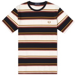Fred Perry Bold Stripe T-Shirt Ecru