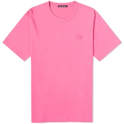 Acne Studios Nash Face T-Shirt Bright Pink