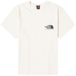 The North Face Berkeley California Pocket T-Shirt Gardenia White & Tnf Black