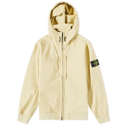 Stone Island Soft Shell-R Hooded Jacket Natural Beige