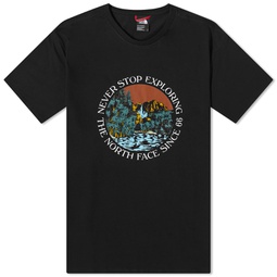 The North Face Graphic T-Shirt Tnf Black & Brandy Brown