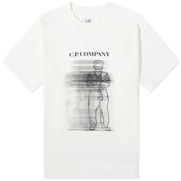C.P. Company Blur Sailor T-Shirt Gauze White