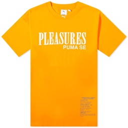Puma x Pleasures Typo T-Shirt Orange Glow