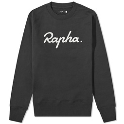 Rapha Logo Sweat Black, White