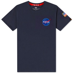 Alpha Industries Space Shuttle T-Shirt Replica Blue