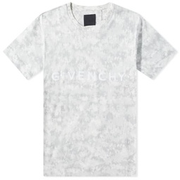 Givenchy Digital Camo Logo T-Shirt Pearl Grey