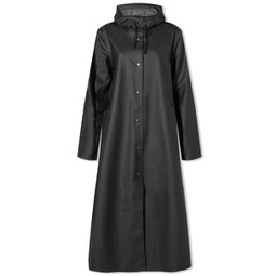 Stutterheim Moseback Long Rain Coat Black