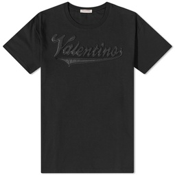 Valentino Varsity Logo T-Shirt Black