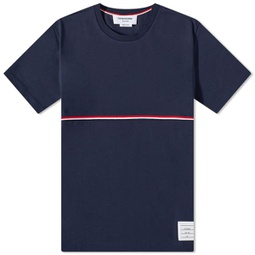 Thom Browne Tricolor Stripe T-Shirt Navy