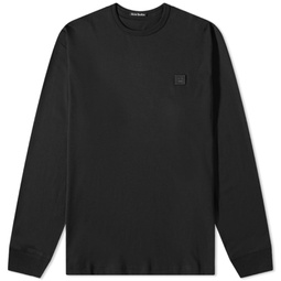 Acne Studios Long Sleeve Eisen Face T-Shirt Black
