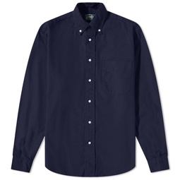 Gitman Vintage Button Down Overdyed Oxford Shirt - END. Excl Navy