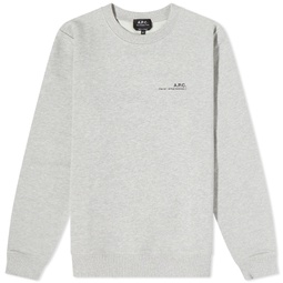 A.P.C. Item F Logo Sweater Grey
